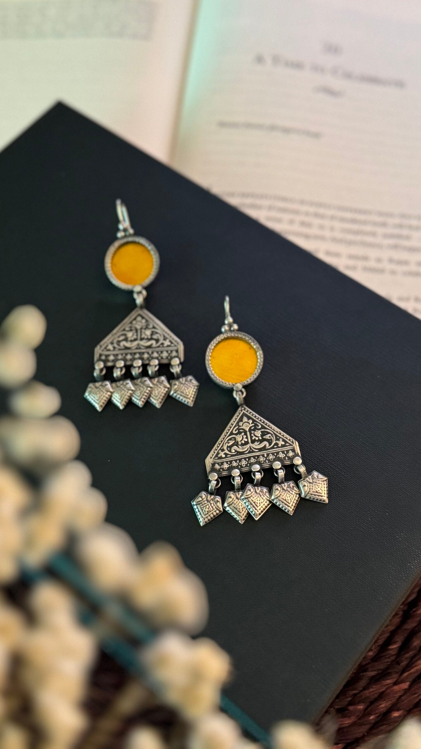 Boho Bindi "Burnt Yellow" - Adorn Your Spirit with Boho Elegance