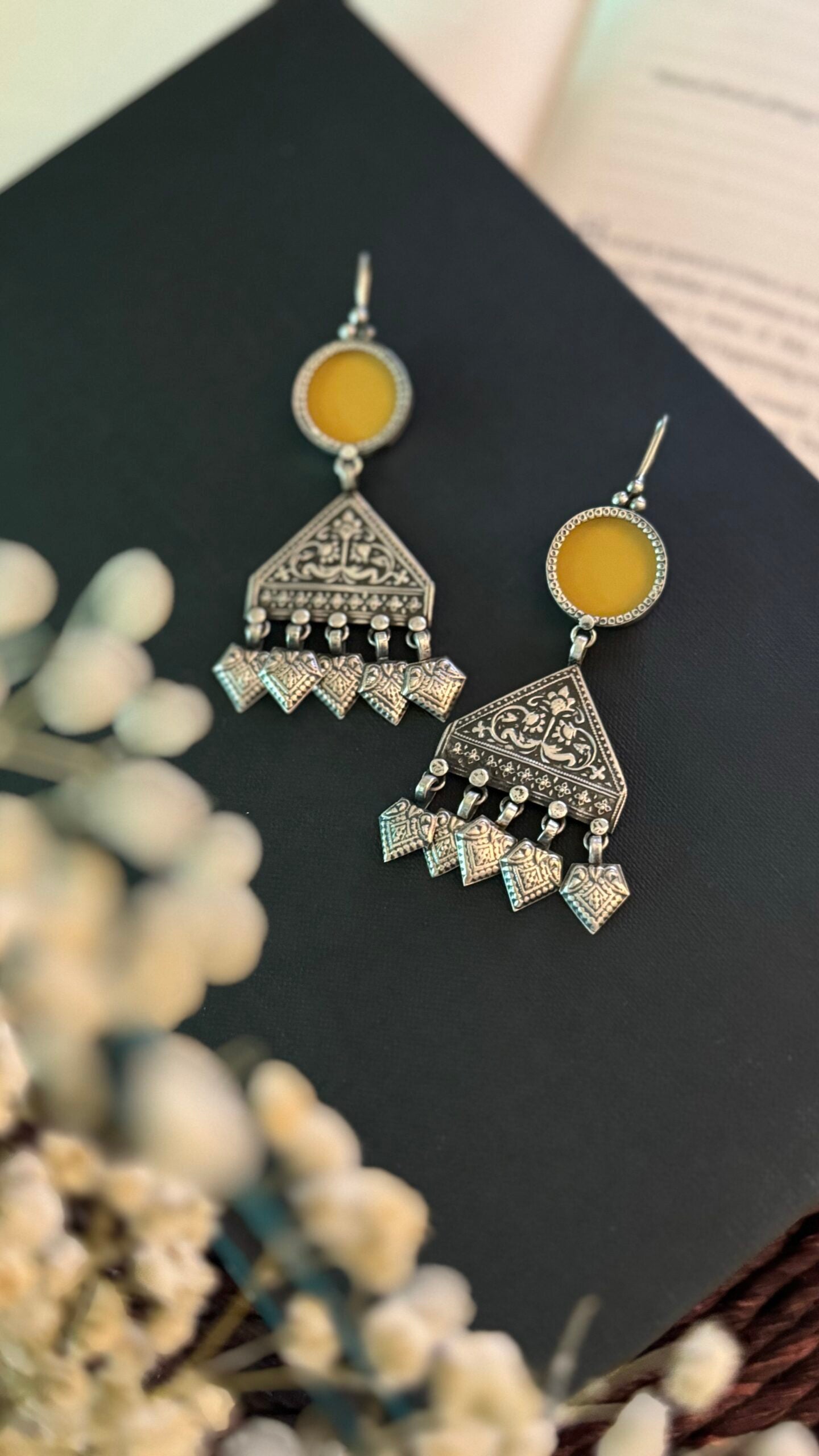 Boho Bindi  "Mango Yellow" - Adorn Your Spirit with Boho Elegance